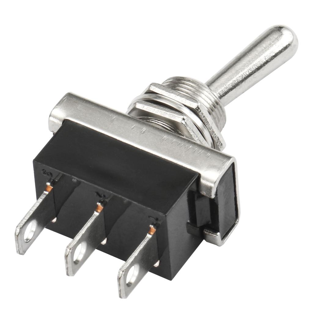 Heschen Металлический тумблер Flick Flip 12V 25A ON/ON 2 позиции 3 штырька для приборной панели автомобиля