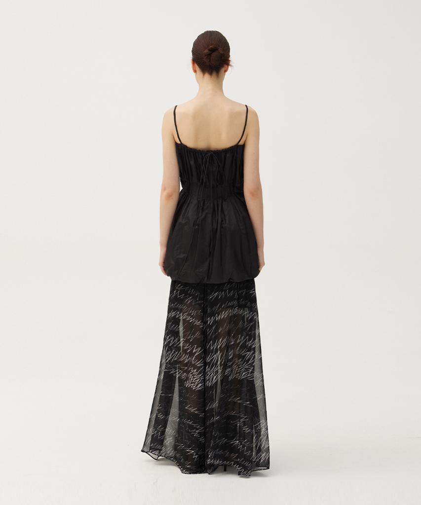 Meuameu Chiffon Layered Pants