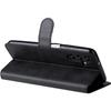 Coque Portefeuille - Effect Cuir - pour Samsung A04s - Noir - 2 Verres Trempés - Fermeture Magnétique