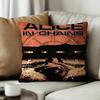 AAlice in Chains Band Cushion Cover Car Throw Pillow Case For Sofa Car Christmas Gift xcm xcm