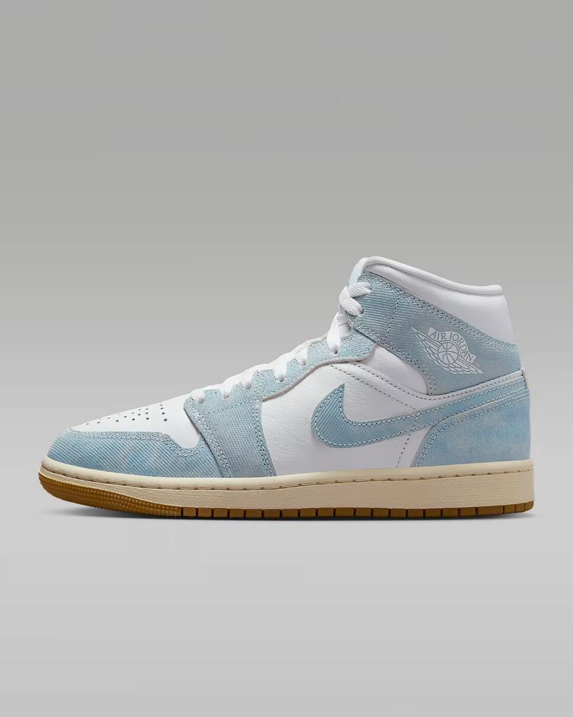HQ2005-100 Nike Air Jordan 1 Mid Деним Gum (Женский)
