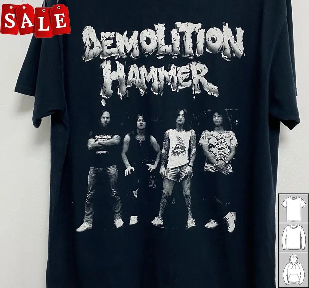New Demolition Hammer band Gift For Fans Unisex S5XL Shirt LL660 Unisex T-Shirt