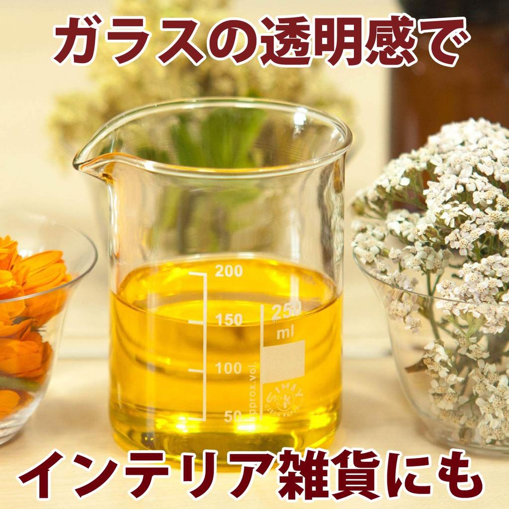 HAMILO Стакан для экспериментов Лабораторное оборудование Термостойкое стеклянное измерительное устройство Мерный стакан Стакан (Набор 5)