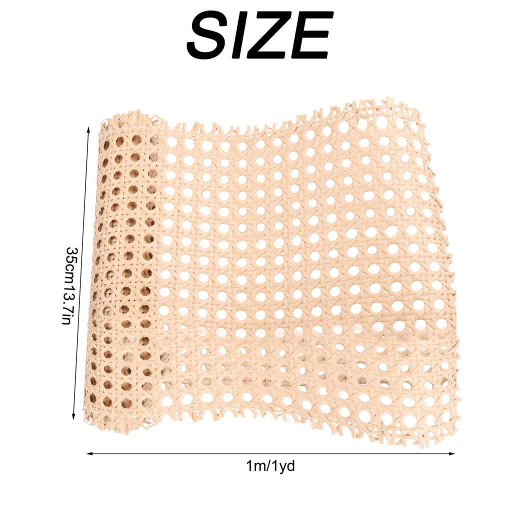 Cane Rattan Webbing Good Elasticity High Breathability Natural Texture