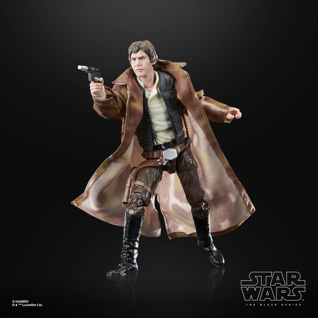 Hasbro Star Wars Black Series Han Solo, Star Wars Episode VI: Return of the Jedi 40th Anniversary 6-inch (15cm) Action Figure, Ages 4 and Up, F7072,