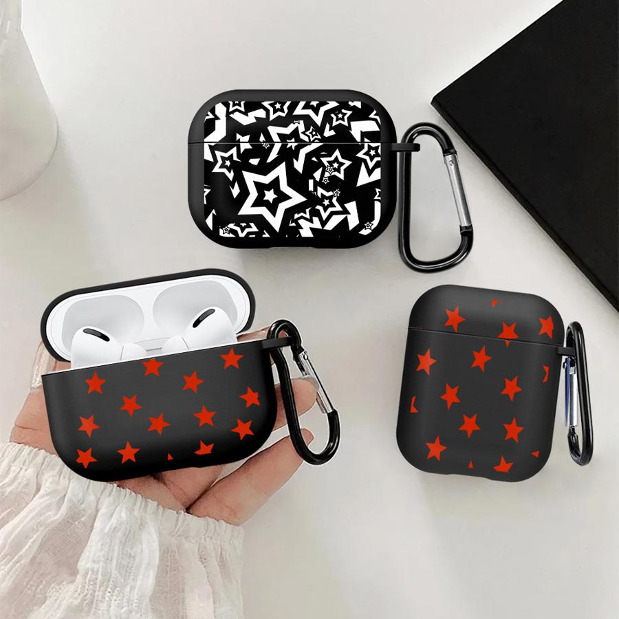 Чехол со звездным узором для Airpods 2 3 1 Pro3 4 Pro2 Pro, чехол-крышка для наушников