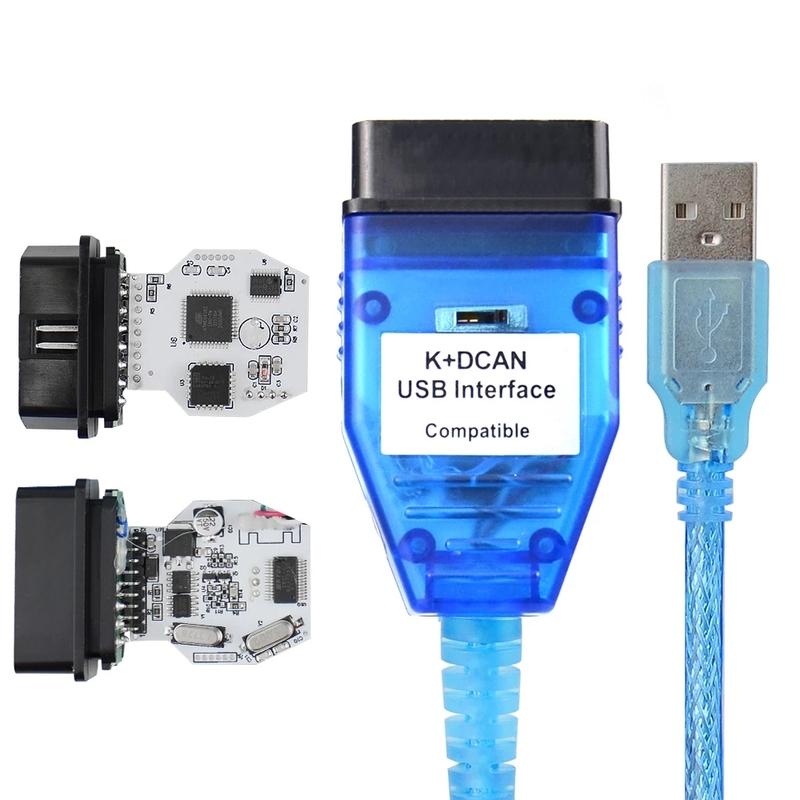 2026 For inpa K+Can K Dcan FT232RL Diagnostic Interface Cable K+Dcan Car Diagnostic Tool for B-MW OBD2 Scanner OBDII Code Reader