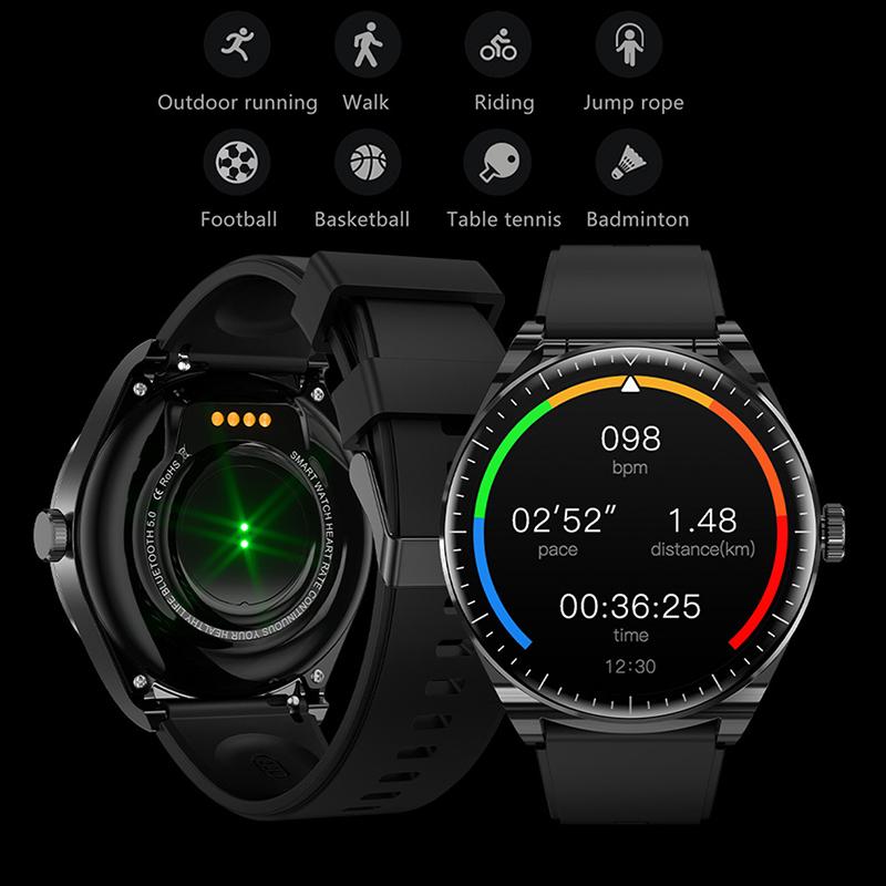 Новые умные часы TWS Bluetooth гарнитура два в одном шаге пульсометр кровяное давление монитор сна браслет
