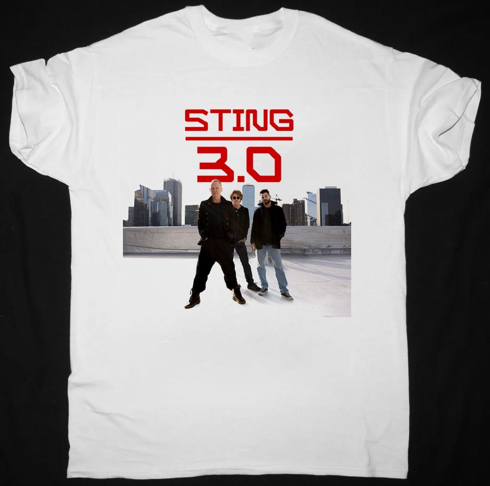 NEW The Sting 30 Tour 2025 Short Sleeve White All Size T-Shirt AC3004