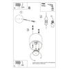 Orbis 1 anthracite ceiling lamp