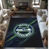 Seattle Seahawks Crystal Velvet Carpet Soft Anti?Slip Floor Mat Comfortable Home Living Room Bedroom Decor Rug