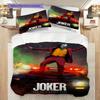 Joker Makeup Tutorial Transform Clown Threepiece Set 1 Duvet Cover 2 Pillowcase Without Core Bedding Set Christmas Birthday Gift
