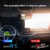 DZVA4 Car Sun Visor Folding Sunscreen Front Windshield Cover For BMW M E34 E36 E60 E90 E46 F10 F20 X5 M3 M5 M6 E71 Accessories sticker