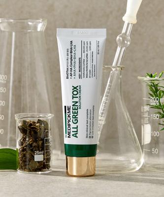 Medipickme All Green Tox Solution Успокаивающий Гидратирующий Крем с Цика 50 мл