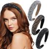 Elegant Baroque Crystal Headband Beads Rhinestone Hair Hoop Vintage Hair Accessories  Wedding