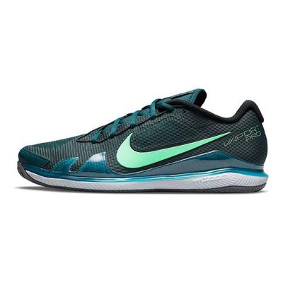 Court Air Zoom Vapor Pro Амортизирующие Прочные Низкие Теннисные Кроссовки Мужские кроссовки Сине-зеленые CZ0219-324