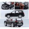 Масштаб 1/24 Toyota LAND CRUISER LC300, модель внедорожника, модель автомобиля, литые под давлением металлические игрушки со звуком и светом, подарки для детей