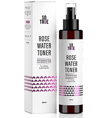 Sotrue Rose Water Spray For Face | Безалкогольный тоник для лица с болгарской розой и гиалуроновой кислотой 200 мл | Очищение кожи, сужение пор