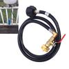 Газовый шланг для продления и заправки, 350 PSI, разъем QCC1, гибкий, 4 фута, переходник для заправки газом, стабильное соединение для приготовления пищи на открытом воздухе