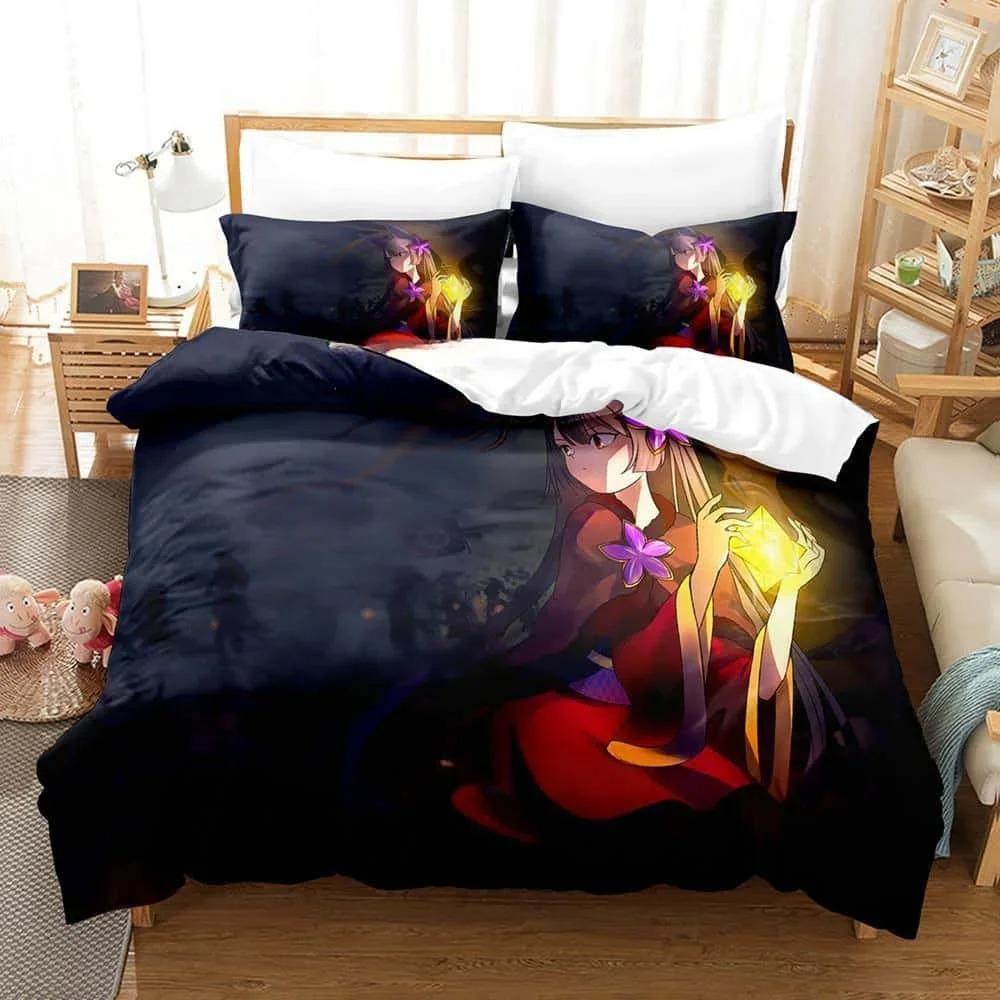 3D Печать Аниме Pixiv Fantasia T Комплект Постельного Белья Односпальный Полуторный Двуспальный Кинг-сайз Комплект для Кровати Взрослый Детский Спальня Пододеяльник Комплекты