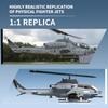 MISINI M8024 AH-1W Super Cobra Военный вертолет с вооружением, Набор строительных блоков, 958 деталей, Военный, Средний размер 1:Набор строительных блоков "Вертолет" масштаба 1:35, Идеальный