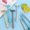 Office Supplies Hammer Shape Stationery Students Gel Pens Imitation Metal Signature Pen Neutral Pen