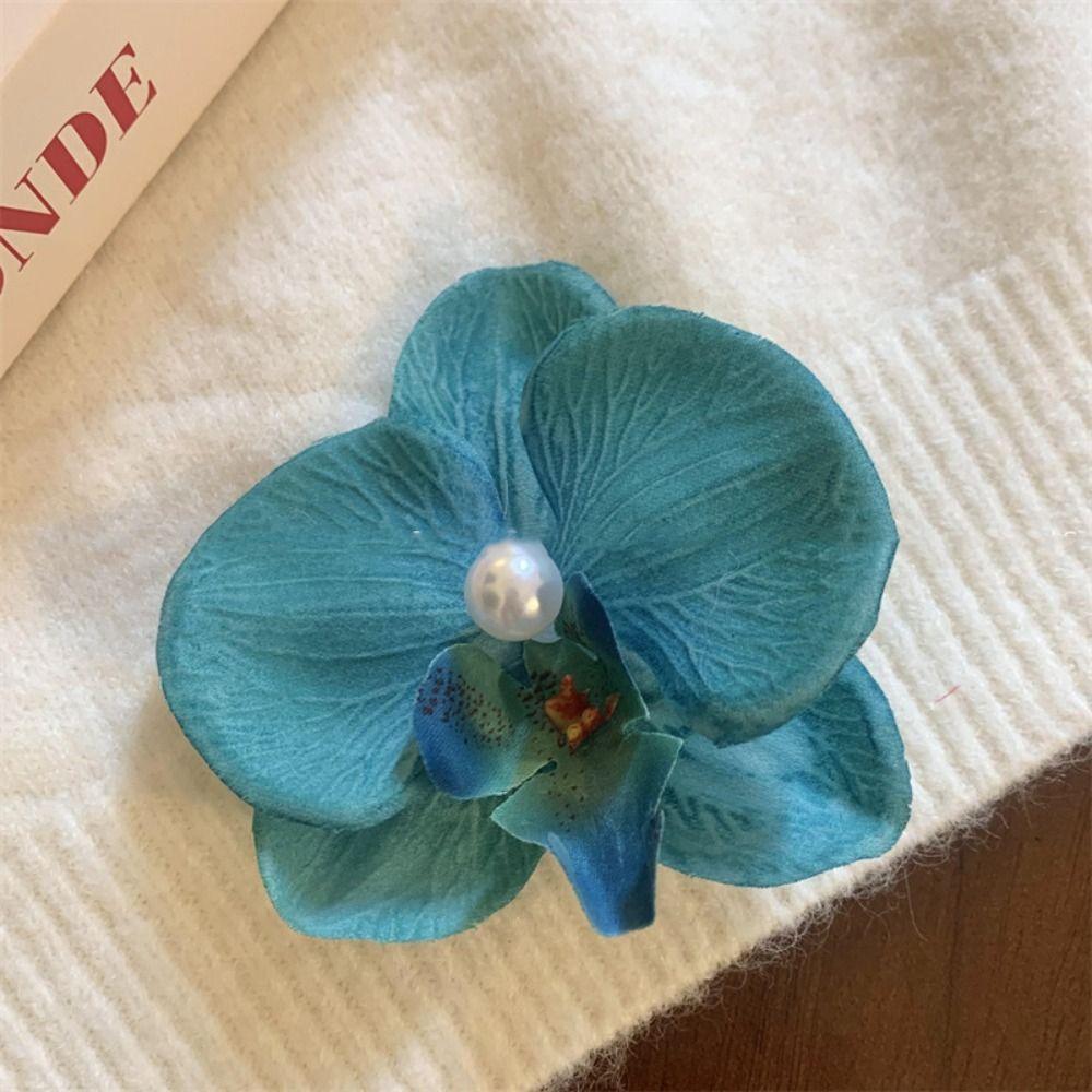 Hair Accessories Orchid Hairpin Hair Ornament Bohemia Barrettes Cute Flower Hair Clip Bridal