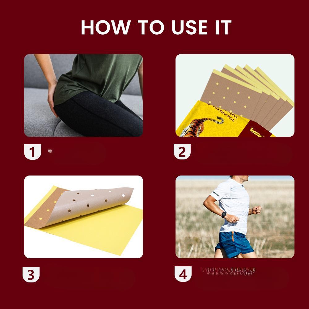 6 таблеток/упаковка, пластырь для снятия боли при седалищном нерве Red Tiger Huoxue Huayu