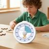 Silent Operation Countdown Alarm Clock Portable Kitchen Timer Student Timer Visual Timer  Kids
