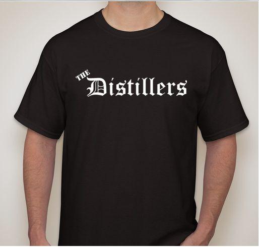 Футболка группы DISTILLERS old school панк Трэш Панк рок