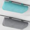 Sunglasses Holder for Car Sun Visor Eyeglasses Car Visor Clip Storage Glasses Organizer Case PU Leather Glass Holder