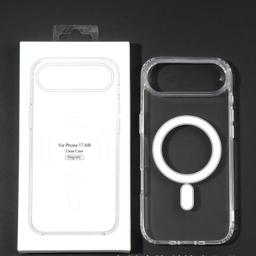 Новый прозрачный магнитный противоударный чехол-бампер для телефона iPhone 17 Air 11 12 13 14 15 16 Pro Max