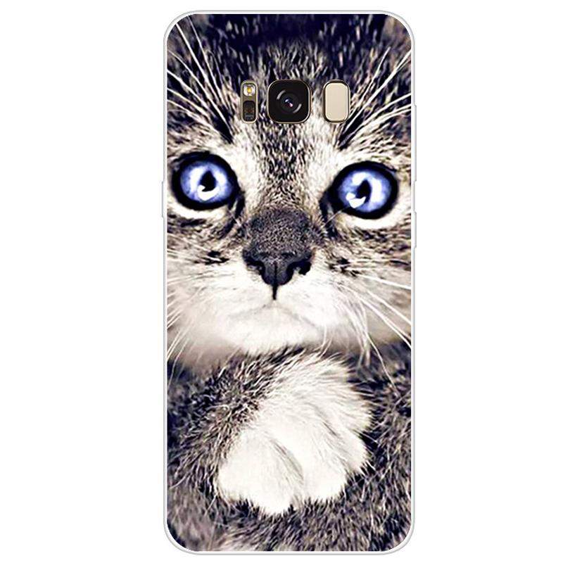 Чехол для Samsung Galaxy S8 Plus, силиконовый чехол, милый мягкий чехол из ТПУ для Samsung Galaxy S8 S 8 Plus, чехол-бампер для телефона S8Plus Coque