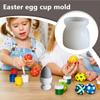 Форма для подставки для яиц силиконовая сердце антипригарная форма для подставки для яиц форма из пищевой смолы форма для гипса смолы материалы для изготовления поделок домашний декор