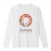 Womens Juncos Puerto Rico T Shirt Black Small vintage Washed homme streetwear Breathable Slightly Casual graphic