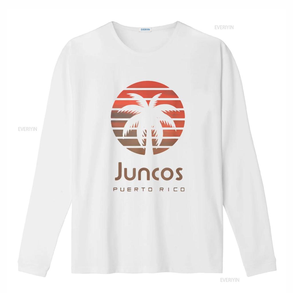 Womens Juncos Puerto Rico T Shirt Black Small vintage Washed homme streetwear Breathable Slightly Casual graphic