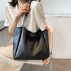 OEM Bags Women's Bag Plus Niche Handbag Imitation Woven Pattern Shoulder Tote Bag