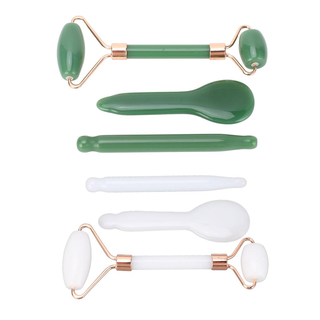 Face Relaxation Jadestone Roller Gua Sha Tools Double Head Manual Massage Facial Relaxation Massage 
