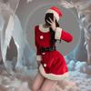 New Year Christmas Dress Women Pajamas Long Sleeve Nightwear Comfortable Red Dress Suit  Gifts