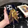 S-Saint Seiya Рыцари KZ Z-Знак Зодиака Чехол для телефона Для iPhone 17,16,15,14,13,12,11 Plus,Pro Max,Красочный Серебристый Чехол для телефона Funda Cover