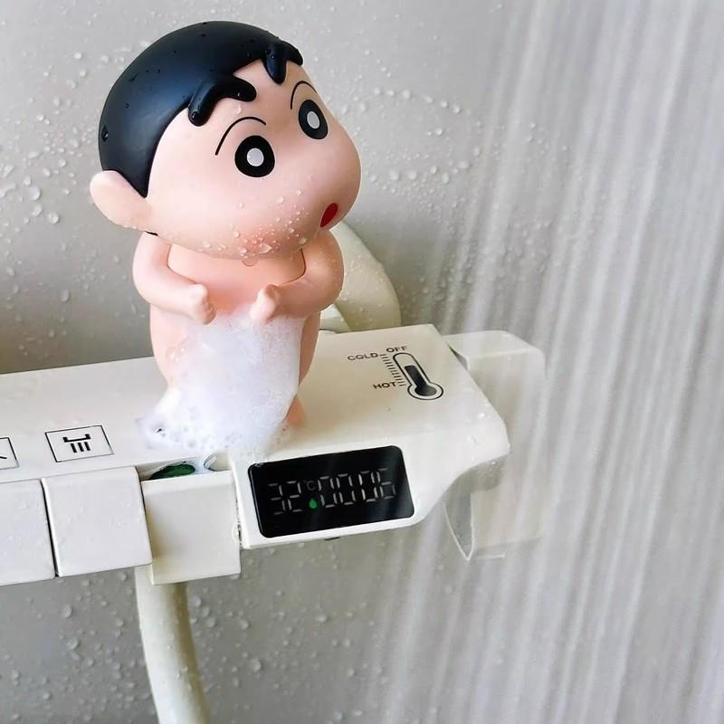 Bathing Crayon Shin Chan Cute Decoration Bathroom Washbasin Accessories Home Furnishings High End Small And Unique