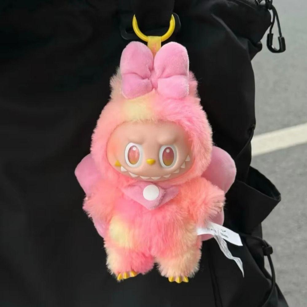 Wing Labubu Time Doll Одежда Bow Hat 17 см Мягкие куклы Одежда для детей Девочек Игрушки