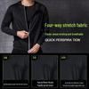 Мужской комплект спортивной одежды с высокой эластичностью для бега - Быстросохнущие, влагоотводящие, дышащие фитнес-тайтсы