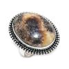 Natural Septerian Stone Gemstone 925 Sterling Silver Jewelry Ring Size 9.5 B1E80