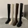 Fashion Over The Knee Boots Women Thigh High Boot Thick Bottom 2024 Winter Ladies Above Knee Boot Platform Heel Female Shoes