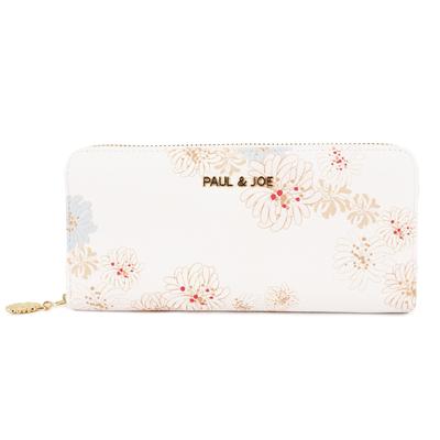 Paul Joe ACCESSOIRES Кошелек длинный с принтом хризантем Цветочный кошелек и PJA-W971 Женский