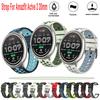 Силиконовый ремешок для часов 20 мм, совместимый с Amazfit Smartwatch Active 2 BIP GTS 4/3/2/2e, с классической пряжкой для Amazfit Active, ремешок 20 мм