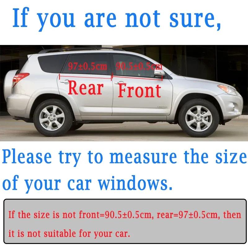 Window Weatherstrip Outer Glass Sealing Rubber Strips Belt Trim for Toyota RAV4 2006-2008 (US Version) (Check Size before buy)