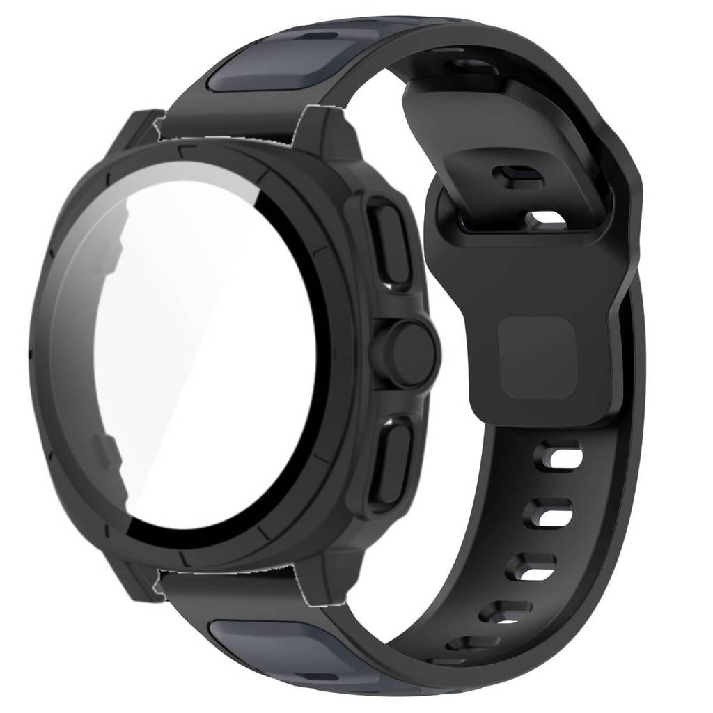 Силиконовый Ремешок + Закаленное Стекло Чехол Для Samsung Watch 7 40мм 44мм Защитная Крышка Ремешка Для Samsung Galaxy Watch 7 44мм 40мм