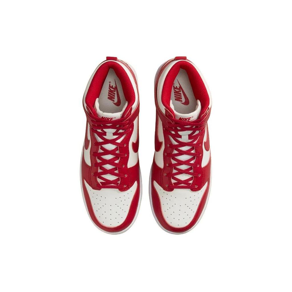 Nike Кроссовки женские Dunk High Gym Red Sail Gum Gum-светло-коричневые белые DD1869-114